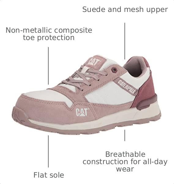 CAT Women's Venward Composite Toe Bark/Rose Taupe